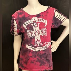 Guns N Roses custom cut t-shirt